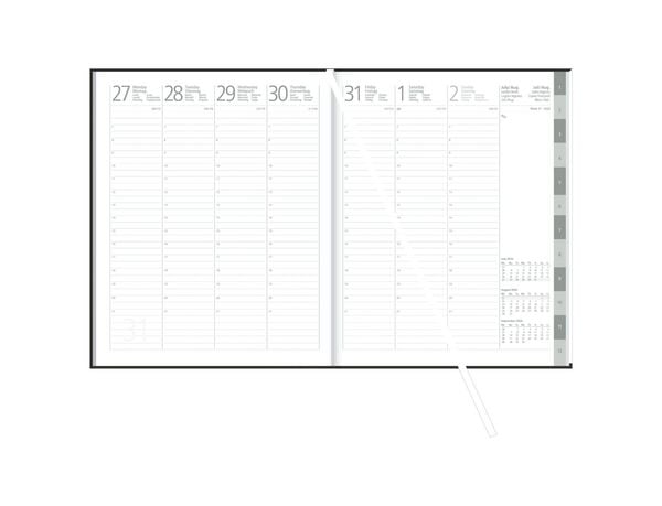 Produktbild: Wochenbuch anthrazit 1W/2S 2027