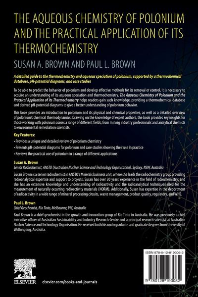 Produktbild: The Aqueous Chemistry of Polonium and the Practical Application of its Thermochemistry