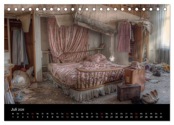 Produktbild: Lost Places - Verlassene Orte (Tischkalender 2026 DIN A5 quer), CALVENDO Monatskalender
