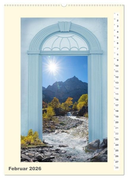 Produktbild: Das Tor zur Natur 2026 (hochwertiger Premium Wandkalender 2026 DIN A2 hoch), Kunstdruck in Hochglanz