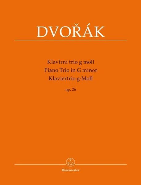 Dvorák, A: Klaviertrio g-Moll op. 26 (Klavírní trio g moll o