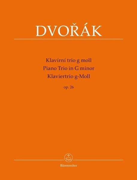 Dvorák, A: Klaviertrio g-Moll op. 26 (Klavírní trio g moll o