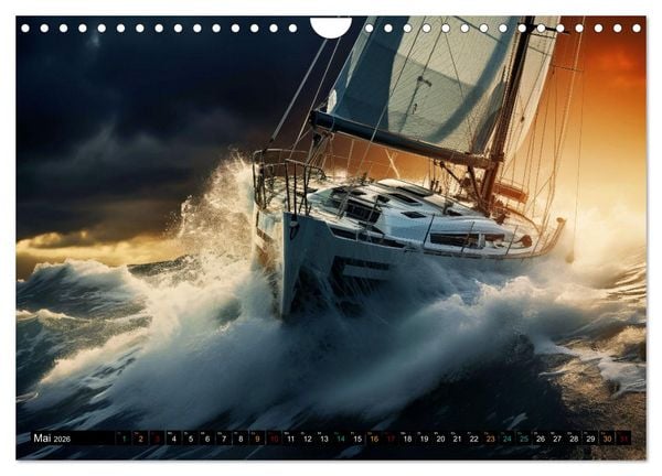 Produktbild: Mit dem Wind um die Welt - segeln (Wandkalender 2026 DIN A4 quer), CALVENDO Monatskalender