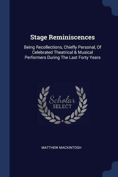 Produktbild: Stage Reminiscences