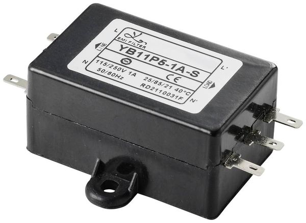 TRU COMPONENTS TC-10101420 Entstörfilter 250 V/AC 1 A 3.7 mH (L x B x H) 68 x 50 x 25.5 mm 1 St.