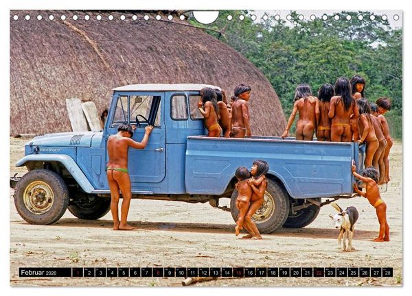 Produktbild: XINGU - Fluss der Menschenwesen (Wandkalender 2026 DIN A4 quer), CALVENDO Monatskalender