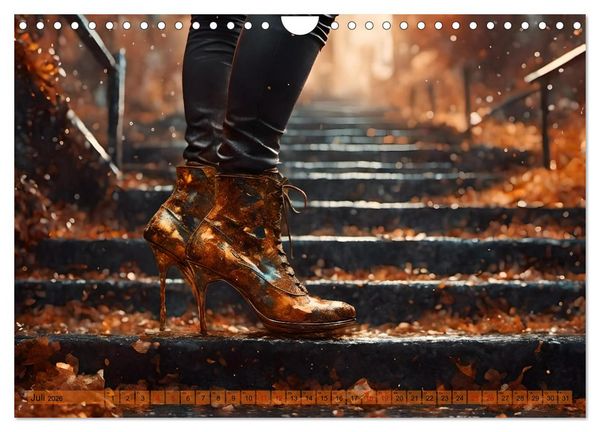 Produktbild: High Heels in Szene gesetzt (Wandkalender 2026 DIN A4 quer), CALVENDO Monatskalender