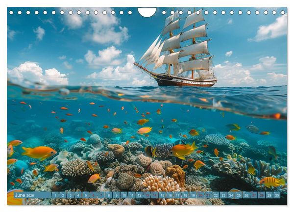 Produktbild: Sailing Through Seasons (Wall Calendar 2026 DIN A4 landscape), CALVENDO 12 Month Wall Calendar