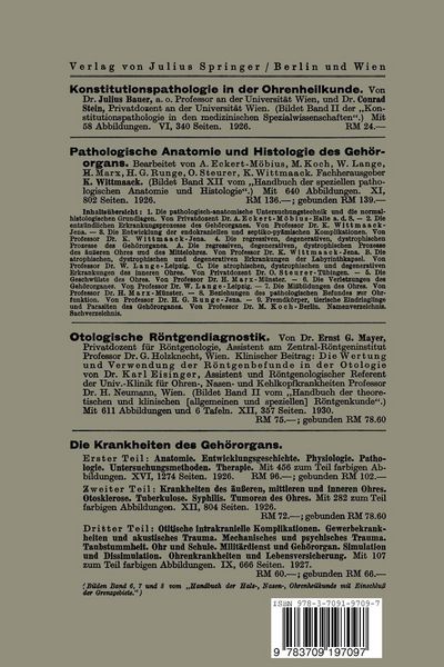 Produktbild: Die Medikament&ouml;se und Allgemeine Behandlung der Ohrenkrankheiten