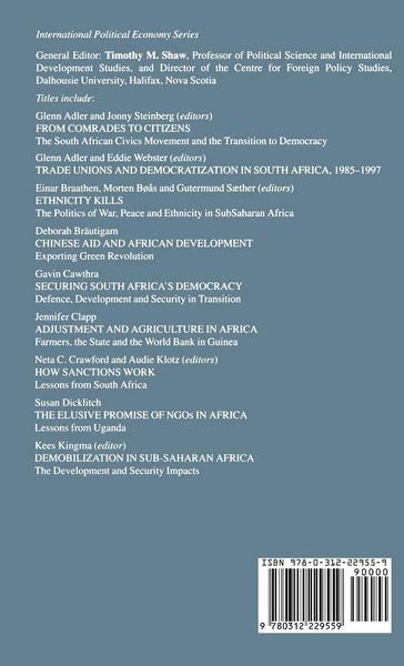 Produktbild: Demobilization in Subsaharan Africa