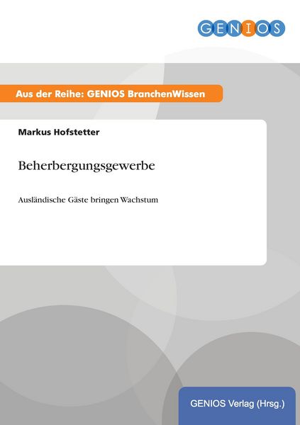 Produktbild: Beherbergungsgewerbe