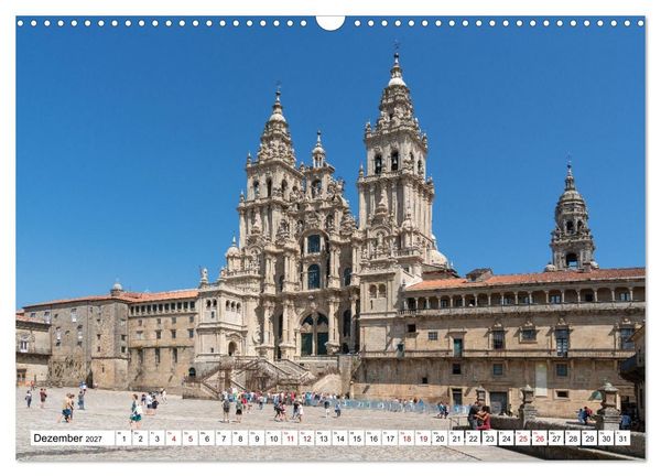 Produktbild: Unterwegs - Camino Primitivo. Zu Fu&szlig; auf der &auml;ltesten Route des Jakobsweges (Wandkalender 2027 DIN A3 quer), CALVENDO Monatskalender