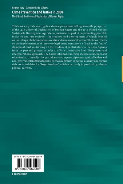 Produktbild: Crime Prevention and Justice in 2030