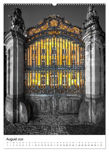 Produktbild: M&uuml;nster - erstrahlt bei Nacht (Wandkalender 2026 DIN A2 hoch), CALVENDO Monatskalender