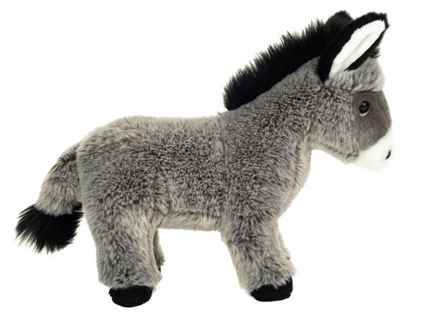 Produktbild: Teddy Hermann 90277 - Esel stehend, Pl&uuml;sch, 27 cm