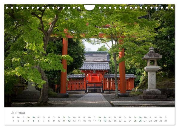 Produktbild: Japan - Orte der Stille (Wandkalender 2026 DIN A4 quer), CALVENDO Monatskalender