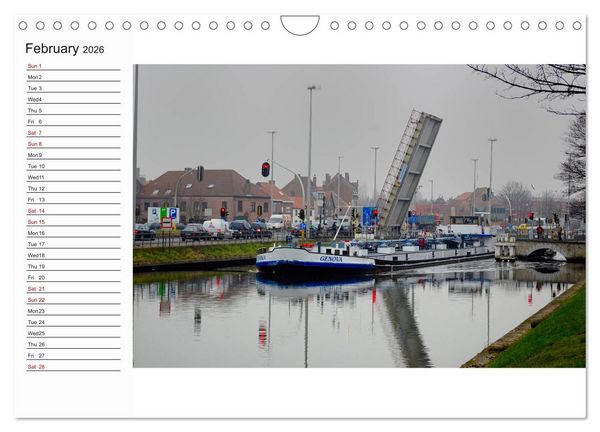 Produktbild: Belgium in pictures (Wall Calendar 2026 DIN A4 landscape), CALVENDO 12 Month Wall Calendar