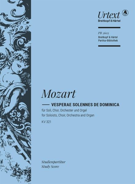 Produktbild: Mozart, W: Vesperae de Dominica KV 321