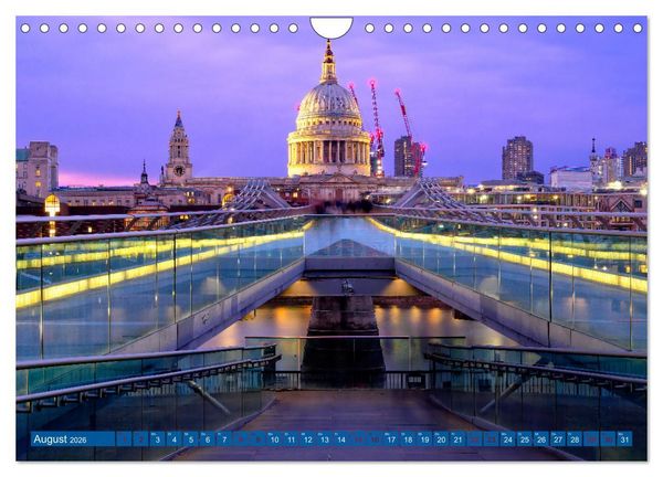 Produktbild: London Architektur (Wandkalender 2026 DIN A4 quer), CALVENDO Monatskalender