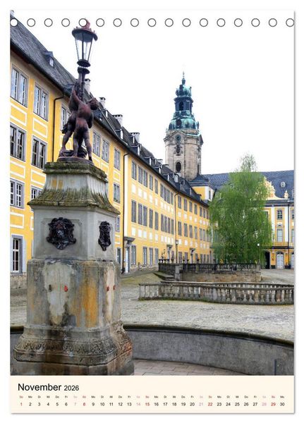 Produktbild: Rudolstadt - Ein Spaziergang (Tischkalender 2026 DIN A5 hoch), CALVENDO Monatskalender