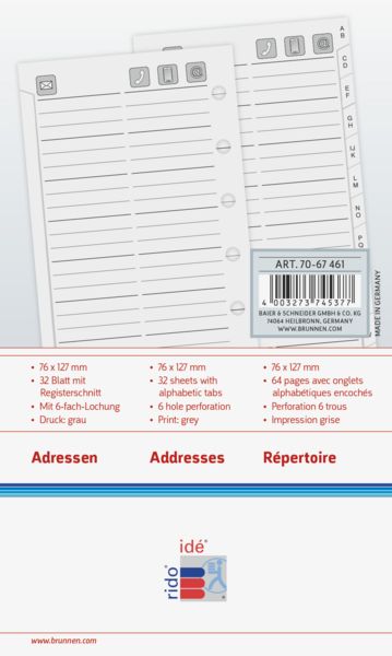Produktbild: TimerTiming3 Adr/Telefon Formular