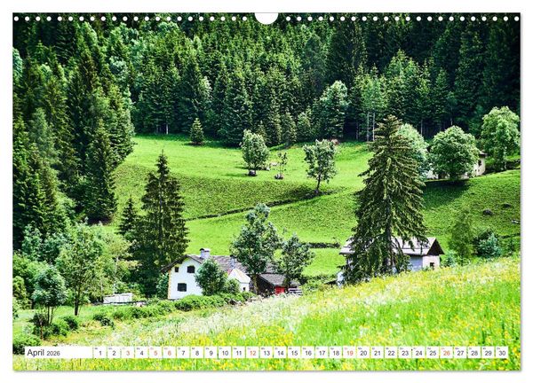 Produktbild: Wege durch die Alpen (Wandkalender 2026 DIN A3 quer), CALVENDO Monatskalender