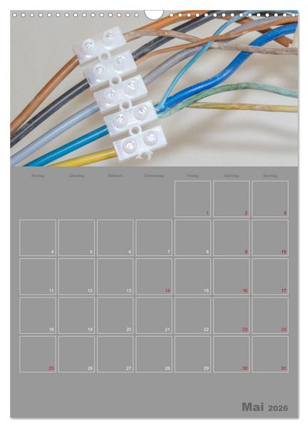 Produktbild: Brandgef&auml;hrliche elektrische Anlagen (Wandkalender 2026 DIN A3 hoch), CALVENDO Monatskalender