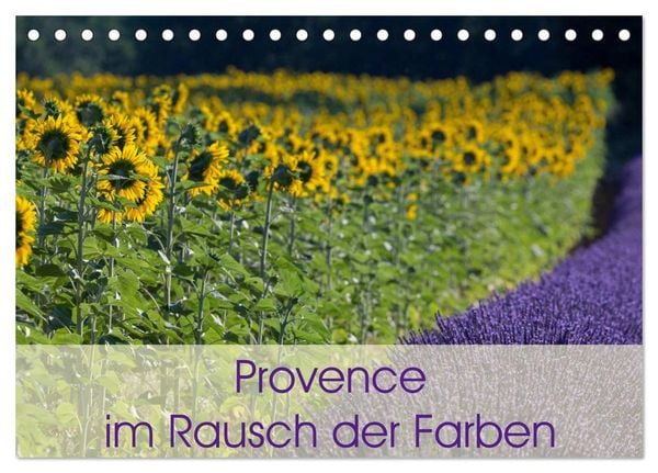 Produktbild: Provence im Rausch der Farben (Tischkalender 2026 DIN A5 quer), CALVENDO Monatskalender