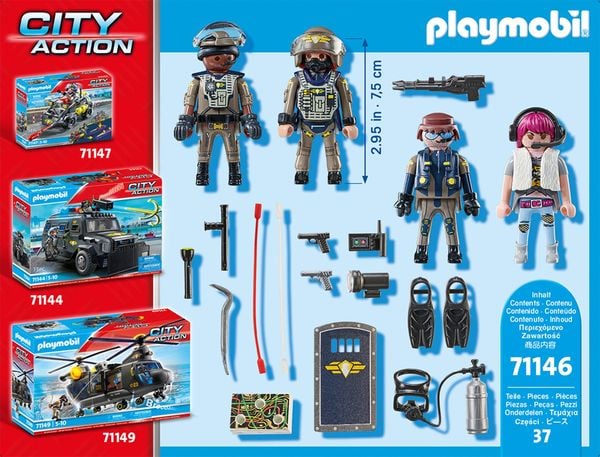 Produktbild: PLAYMOBIL 71146 - Action Heroes - SWAT-Figurenset