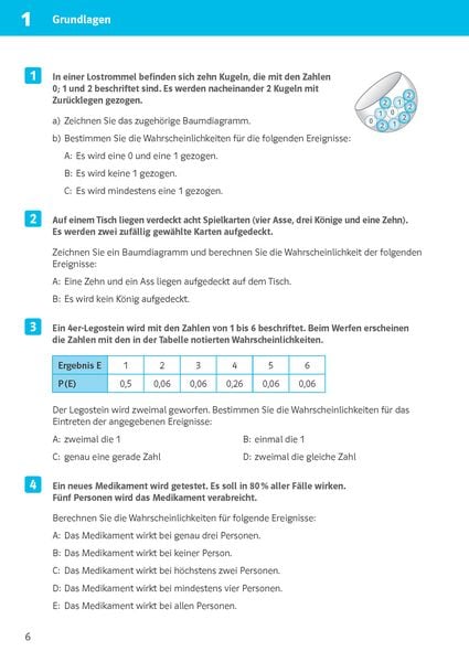 Produktbild: Klett Sicher im Abi 10-Minuten-Training Mathematik Stochastik