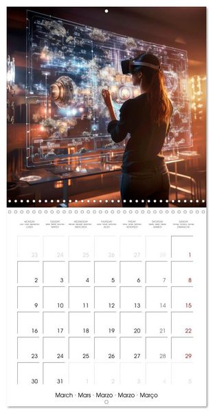 Produktbild: METAVERSE Real thrill (Wall Calendar 2026 12 &times; 12 Inch) CALVENDO 12 Month Wall Calendar