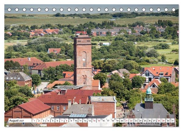 Produktbild: Borkum - Momente einer Reise (Tischkalender 2027 DIN A5 quer), CALVENDO Monatskalender