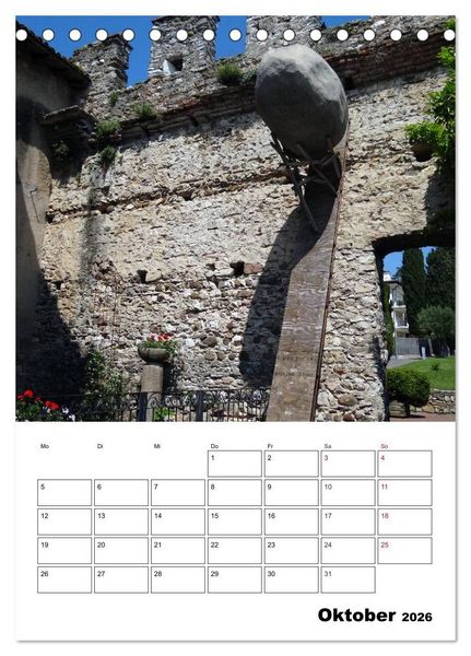 Produktbild: Am Gardasee (Tischkalender 2026 DIN A5 hoch), CALVENDO Monatskalender