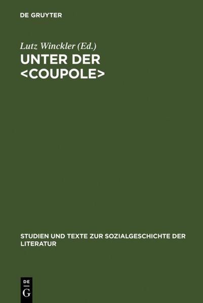 Produktbild: Unter der <Coupole>