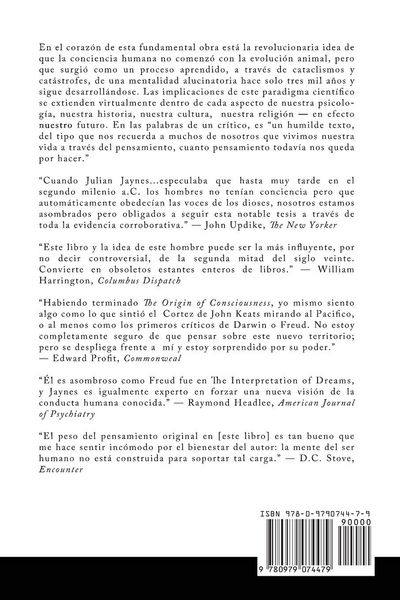 Produktbild: El origen de la conciencia en la ruptura de la mente bicameral