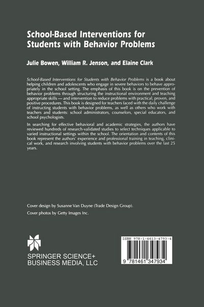 Produktbild: School-Based Interventions for Students with Behavior Problems