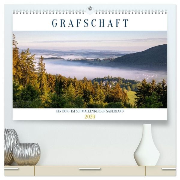 Produktbild: Grafschaft, ein Dorf im Schmallenberger Sauerland (hochwertiger Premium Wandkalender 2026 DIN A2 quer), Kunstdruck in Hochglanz