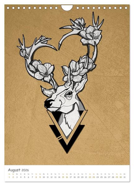Produktbild: Fauna Fantastica (Wandkalender 2026 DIN A4 hoch), CALVENDO Monatskalender