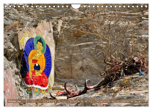 Produktbild: Mystische Wesen &ndash; Buddhistische Kunst im Himalaya (Wandkalender 2026 DIN A4 quer), CALVENDO Monatskalender