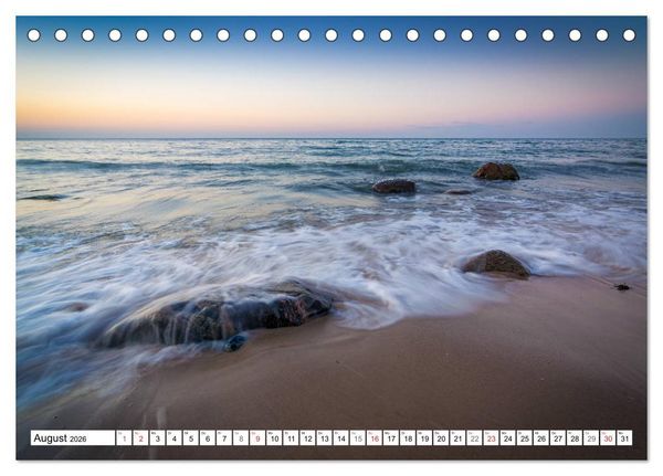Produktbild: Insel R&uuml;gen - K&uuml;sten zum Tr&auml;umen (Tischkalender 2026 DIN A5 quer), CALVENDO Monatskalender
