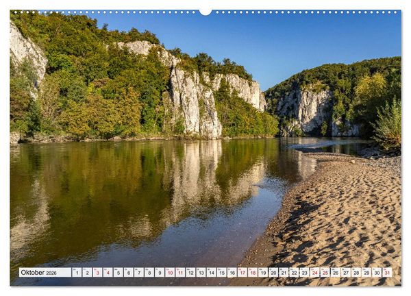 Produktbild: Kelheim, Weltenburg und der Donaudurchbruch (hochwertiger Premium Wandkalender 2026 DIN A2 quer), Kunstdruck in Hochglanz