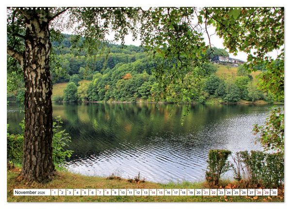 Produktbild: Sehenswertes in der Eifel - Am Rursee unterwegs (hochwertiger Premium Wandkalender 2026 DIN A2 quer), Kunstdruck in Hochglanz