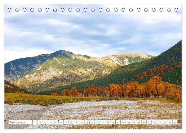 Produktbild: Indian Summer in der Eng - Das Naturdenkmal Gro&szlig;er Ahornboden (Tischkalender 2026 DIN A5 quer), CALVENDO Monatskalender