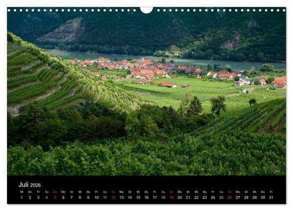 Produktbild: Wachau, Wachau, du Tr&auml;umerin (Wandkalender 2026 DIN A3 quer), CALVENDO Monatskalender