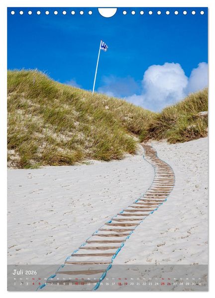 Produktbild: Nordfriesland, Zwischen St. Peter Ording und Sylt (Wandkalender 2026 DIN A4 hoch), CALVENDO Monatskalender