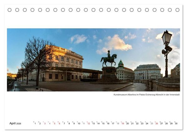 Produktbild: Wien Panoramen (Tischkalender 2026 DIN A5 quer), CALVENDO Monatskalender