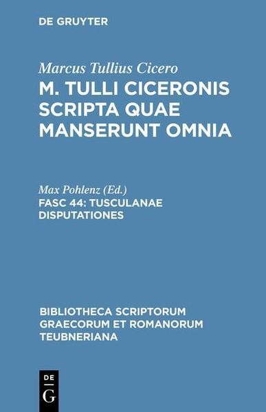 Produktbild: Tusculanae disputationes