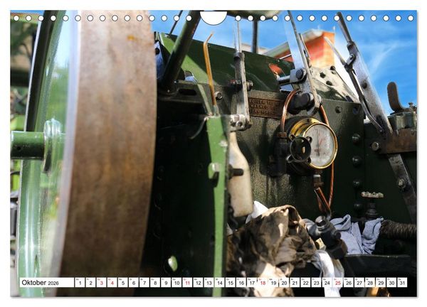 Produktbild: Kraft durch Dampf! Die Liebe zu Dampfmaschinen (Wandkalender 2026 DIN A4 quer), CALVENDO Monatskalender