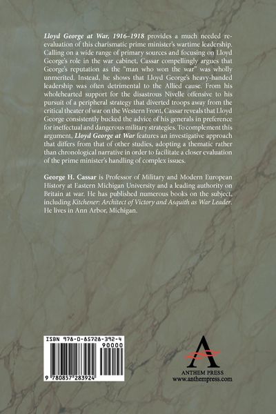 Produktbild: Lloyd George at War, 1916-1918