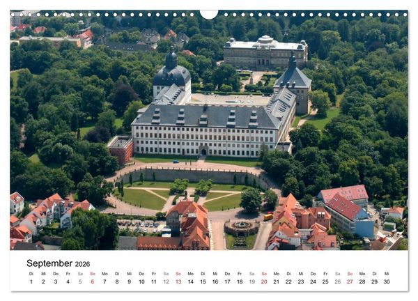 Produktbild: Th&uuml;ringen - mit Abstand betrachtet 2026 (Wandkalender 2026 DIN A3 quer), CALVENDO Monatskalender